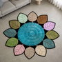 Conceptum Alfombra Multicolor 80 x 50 cm con Impresión 3D
